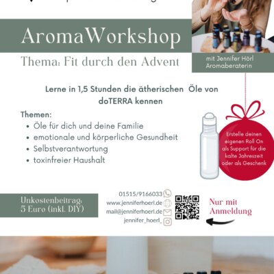 Aroma Workshop: Fit durch den Advent